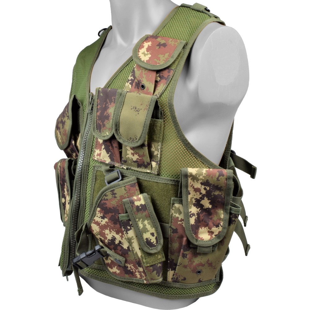 Royal Tactical Vest Italian Camo Tc Jolly Softair