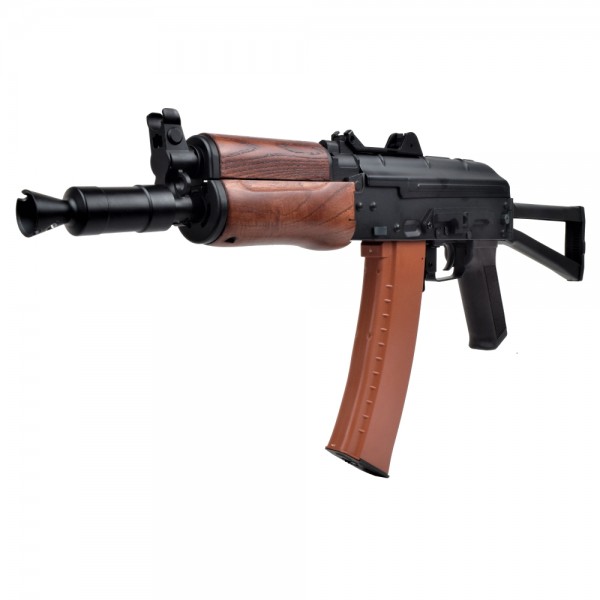 CYMA ELECTRIC RIFLE AKS-74U REAL WOOD (CM035) | Jolly Softair