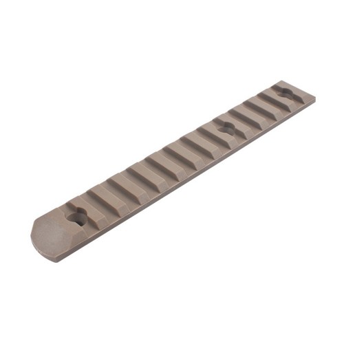 MP POLYMER 20MM RAILS FOR M-LOK AND KEYMOD 6 PIECES SET DARK EARTH (MP2013-T)