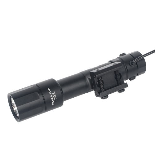 WADSN TACTICAL LED FLASHLIGHT 1300 LUMENS BLACK (WD4075-B)