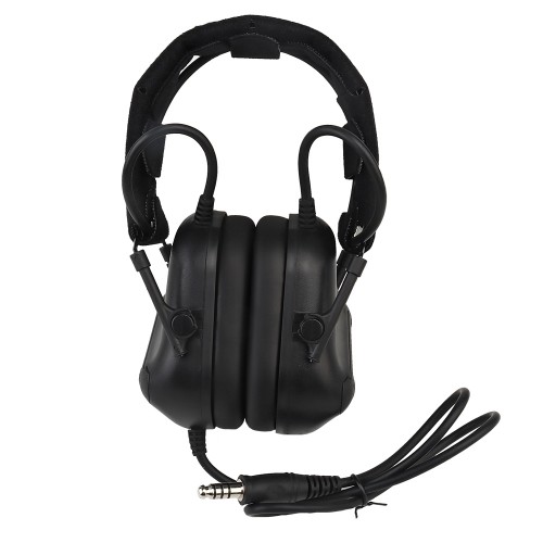 WOSPORT COMMUNICATION HEADSET GEN. 5 WITH SOUND PICKUP AND NOISE REDUCTION BLACK (WO-HD19)