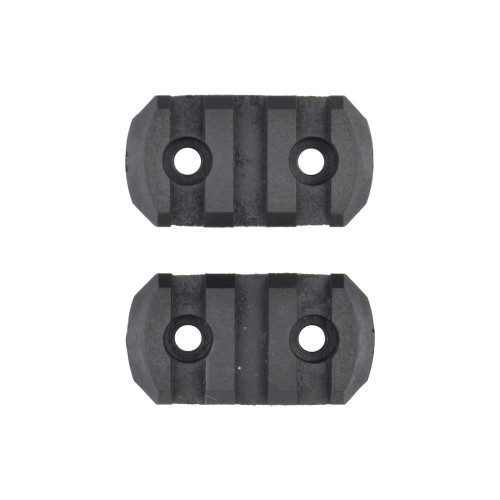 CLASSIC ARMY 3 SLOT STANDARD 20mm POLYMER RAILS BLACK (A656P-3)