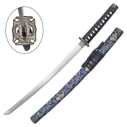 ORNAMENTAL SET KATANA-WAKIZASHI-TANTO (JL029 SET BLU)