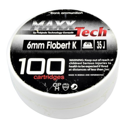 MAXX TECH BLANK CARTRIDGES CALIBER 6mm (MT6)