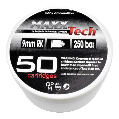 MAXX TECH BLANK CARTRIDGES CALIBER .380 (MT380)