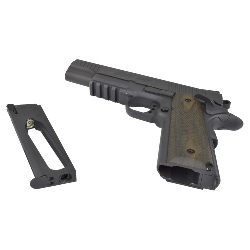 KWC BLOWBACK CO2 PISTOL 1911 TACTICAL SERIES BLACK (KW-1911TACB)