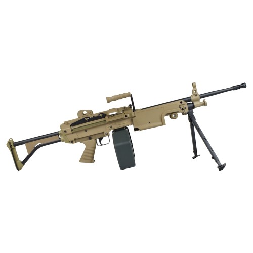 A&K ELECTRIC RIFLE M249-MK1 POLYMER VERSION DARK EARTH (M249-MK1PT)