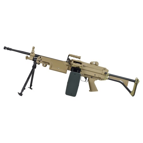 A&K ELECTRIC RIFLE M249-MK1 POLYMER VERSION DARK EARTH (M249-MK1PT)