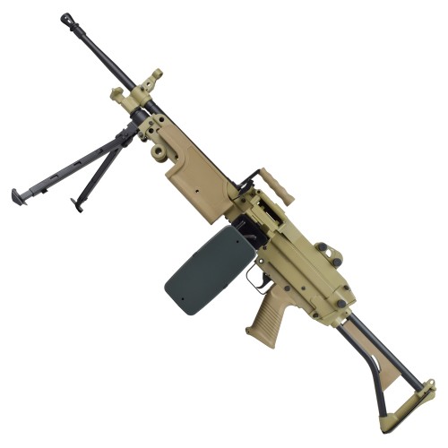 A&K ELECTRIC RIFLE M249-MK1 METAL VERSION DARK EARTH (M249-MK1T)