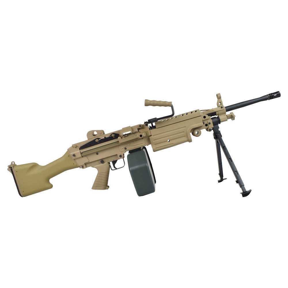 A&K ELECTRIC RIFLE M249-MK2 POLYMER VERSION DARK EARTH (M249-MK2PT)