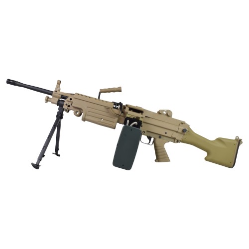 A&K ELECTRIC RIFLE M249-MK2 POLYMER VERSION DARK EARTH (M249-MK2PT)