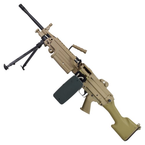 A&K ELECTRIC RIFLE M249-MK2 POLYMER VERSION DARK EARTH (M249-MK2PT)