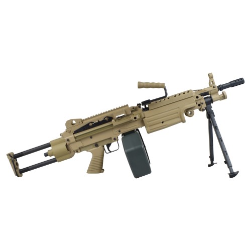 A&K FUCILE ELETTRICO M249 PARA POLYMER VERSION DARK EARTH (M249-PARAPT)