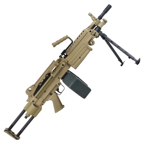 A&K ELECTRIC RIFLE M249 PARA POLYMER VERSION DARK EARTH (M249-PARAPT)