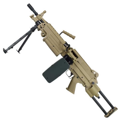 A&K ELECTRIC RIFLE M249 PARA POLYMER VERSION DARK EARTH (M249-PARAPT)