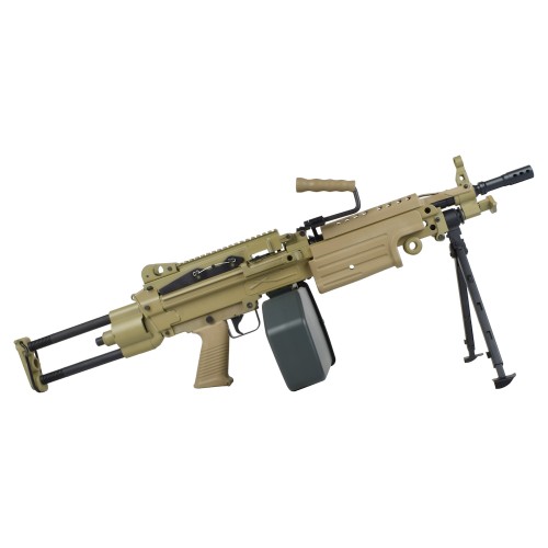 A&K FUCILE ELETTRICO M249 PARA METAL VERSION DARK EARTH (M249-PARAT)