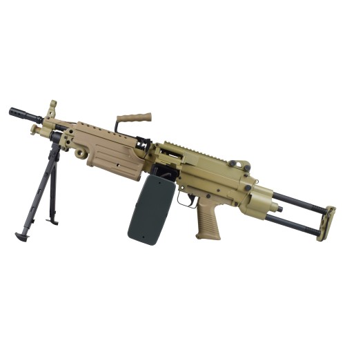 A&K ELECTRIC RIFLE M249 PARA METAL VERSION DARK EARTH (M249-PARAT)