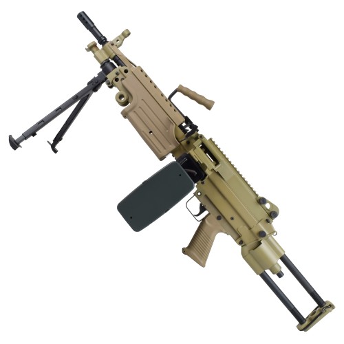 A&K ELECTRIC RIFLE M249 PARA METAL VERSION DARK EARTH (M249-PARAT)