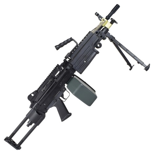 A&K ELECTRIC RIFLE M249 PARA METAL VERSION BLACK (M249-PARA)