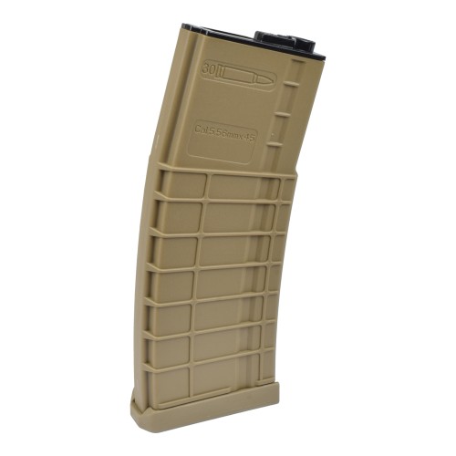 BATTLEAXE HI-CAP 370 ROUNDS MAGAZINE FOR M4 DARK EARTH (002-8A TN)