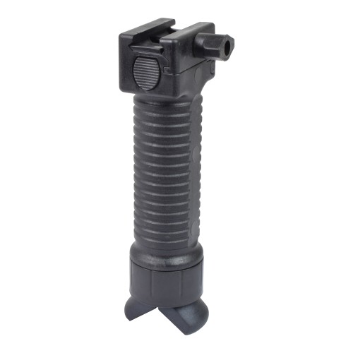 BATTLEAXE GRIP WITH EXTENSIBLE BIPOD BLACK (01)