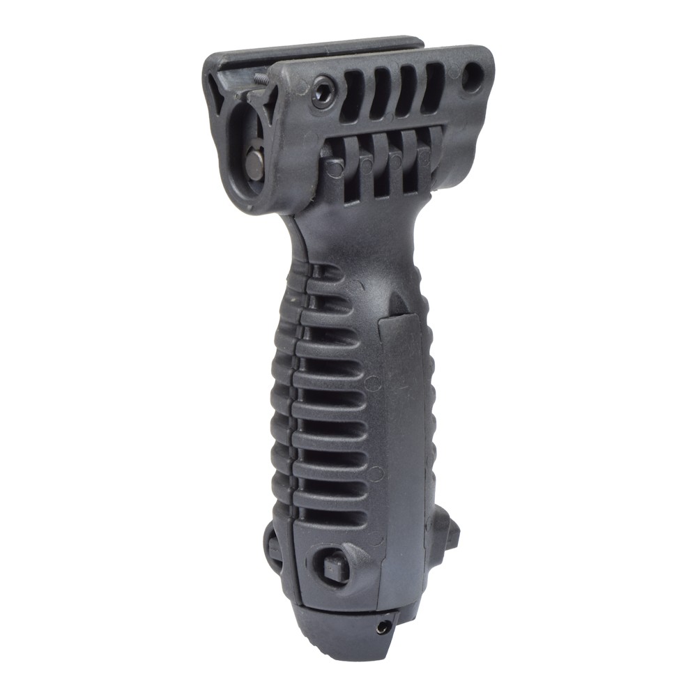 BATTLEAXE GRIP WITH EXTENSIBLE BIPOD BLACK (25#)