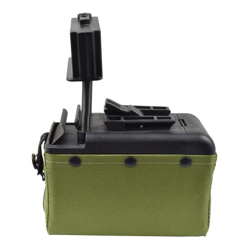 BATTLEAXE ELECTRIC MAGAZINE 2000 ROUNDS FOR M249 OLIVE DRAB (D249OD)