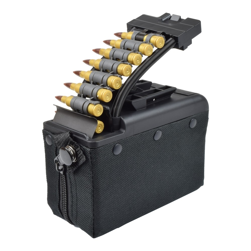 BATTLEAXE ELECTRIC MAGAZINE 2000 ROUNDS FOR MK46 MINIMI BLACK (MINIMI DRUM BK)