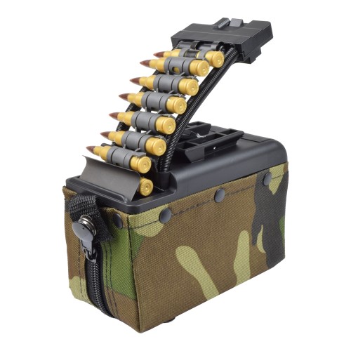 BATTLEAXE ELECTRIC MAGAZINE 2000 ROUNDS FOR MK46 MINIMI MULTICAM (MINIMI DRUM MC)