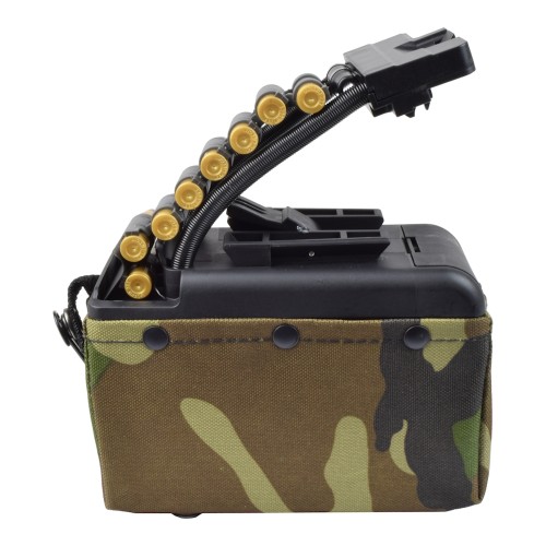 BATTLEAXE ELECTRIC MAGAZINE 2000 ROUNDS FOR MK46 MINIMI MULTICAM (MINIMI DRUM MC)