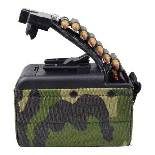 BATTLEAXE ELECTRIC MAGAZINE 2000 ROUNDS FOR MK46 MINIMI MULTICAM (MINIMI DRUM MC)