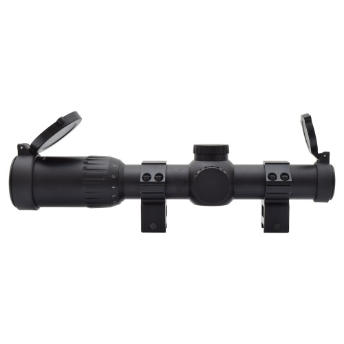 JS-TACTICAL RIFLE SCOPE 1x-8X ZOOM 24mm LENS BLACK (JS-1-8X24)