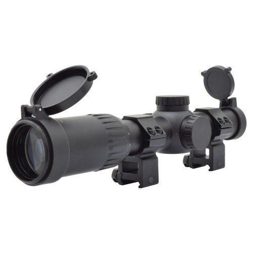 JS-TACTICAL RIFLE SCOPE 1x-8X ZOOM 24mm LENS BLACK (JS-1-8X24)