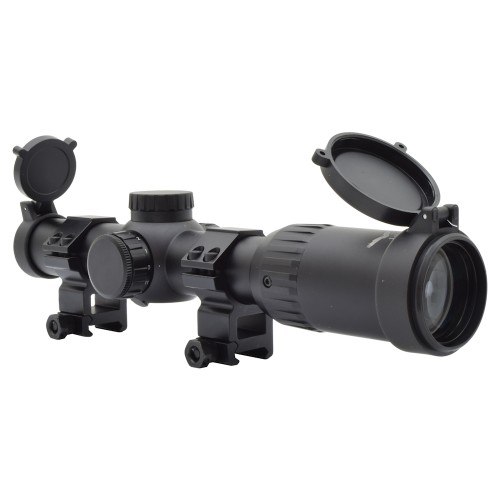 JS-TACTICAL RIFLE SCOPE 1x-8X ZOOM 24mm LENS BLACK (JS-1-8X24)