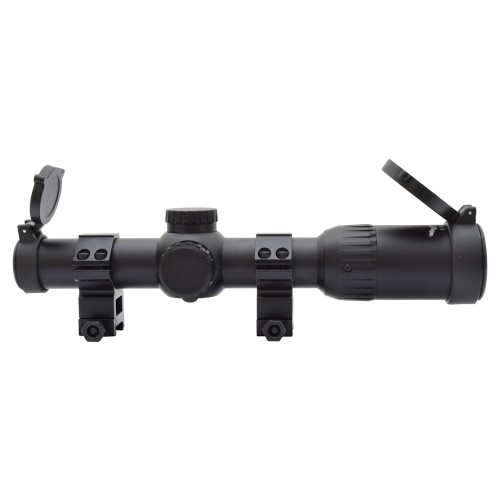 JS-TACTICAL RIFLE SCOPE 1x-8X ZOOM 24mm LENS BLACK (JS-1-8X24)