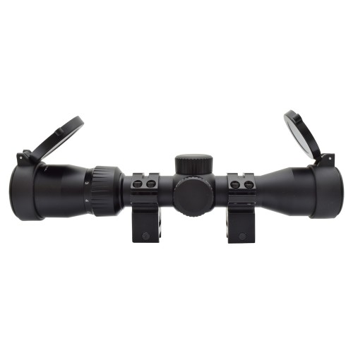 JS-TACTICAL LONG EYE RELIEF RIFLE SCOPE 2x-7X ZOOM 32mm LENS BLACK (JS-2-7X32)