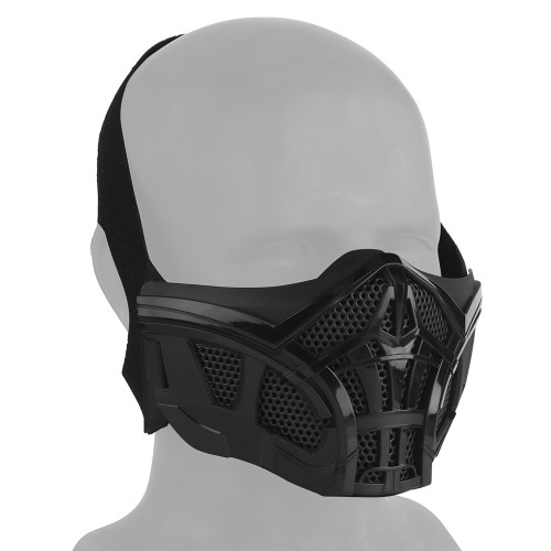 WOSPORT MEZZA MASCHERA SCORPION NERO (WO-MA210B)