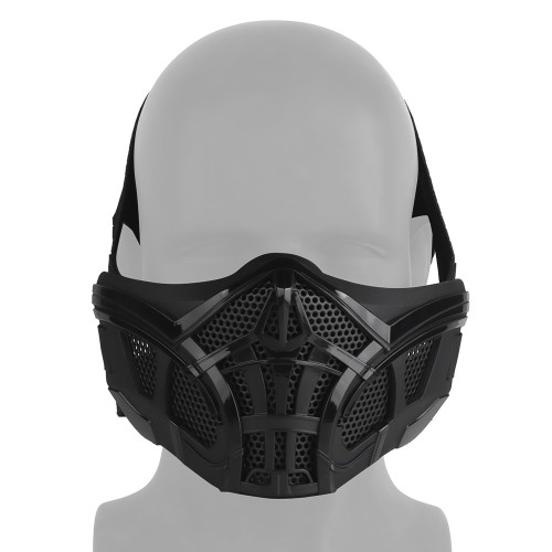 WOSPORT MEZZA MASCHERA SCORPION NERO (WO-MA210B)