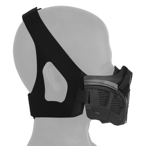 WOSPORT MEZZA MASCHERA SCORPION NERO (WO-MA210B)