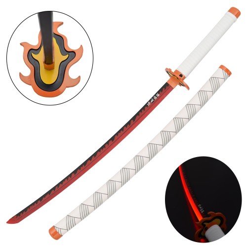 KATANA ORNAMENTALE CON ILLUMINAZIONE LED (ZS656GD)