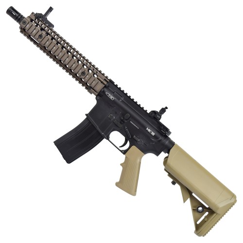 GOLDEN EAGLE GAS RIFLE DANIEL DEFENSE MK18 TWO-TONE BLACK/TAN (GE-6593MT)