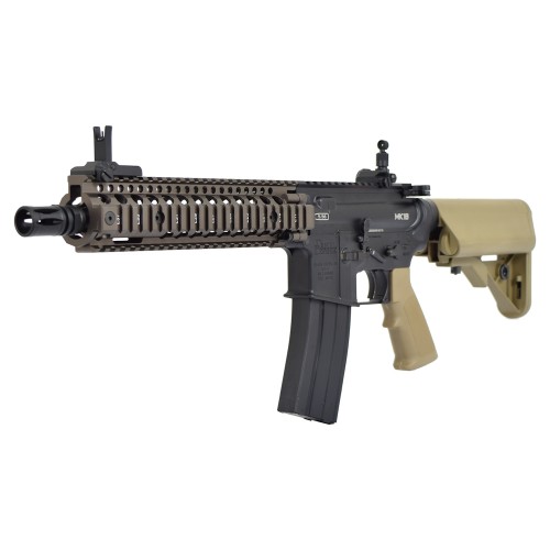 GOLDEN EAGLE GAS RIFLE DANIEL DEFENSE MK18 TWO-TONE BLACK/TAN (GE-6593MT)