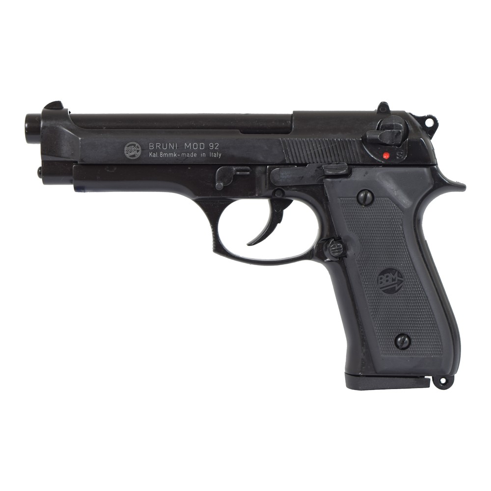 BRUNI TOP FIRING BLANK PISTOL 92 CALIBER 8MM BLACK (BR-1300)