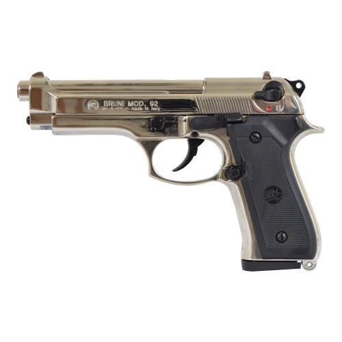 BRUNI PISTOLA A SALVE 92 CALIBRO 9MM NIKEL (BR-1305N)