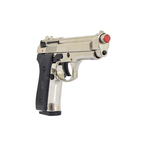 BRUNI PISTOLA A SALVE 92 CALIBRO 9MM NIKEL (BR-1305N)