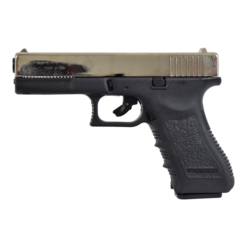 BRUNI PISTOLA A SALVE GAP CALIBRO 8MM NIKEL (BR-1400N)