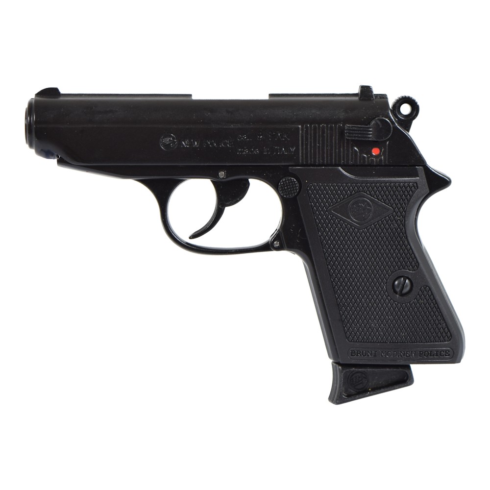 BRUNI BLANK PISTOL TOP FIRING NEW POLICE CALIBER 9MM BLACK (BR-2001)