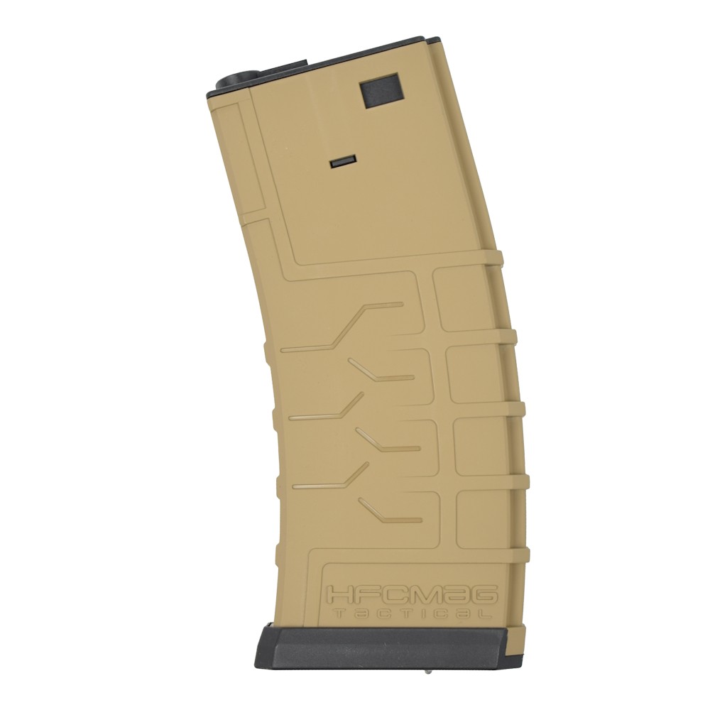 HFC HI-CAP 300 ROUNDS POLYMER FLASH MAGAZINE FOR M4 SERIES DARK EARTH (HB 201MZ)