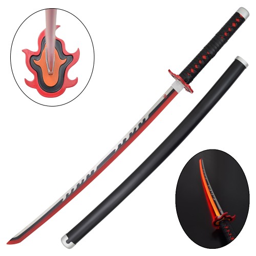 KATANA ORNAMENTALE CON ILLUMINAZIONE LED (ZS666GD)