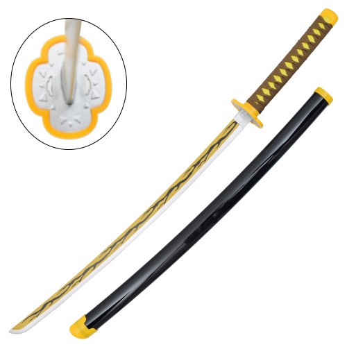 ORNAMENTAL KATANA WITH BAMBOO BLADE (ZS653BK-2WD)